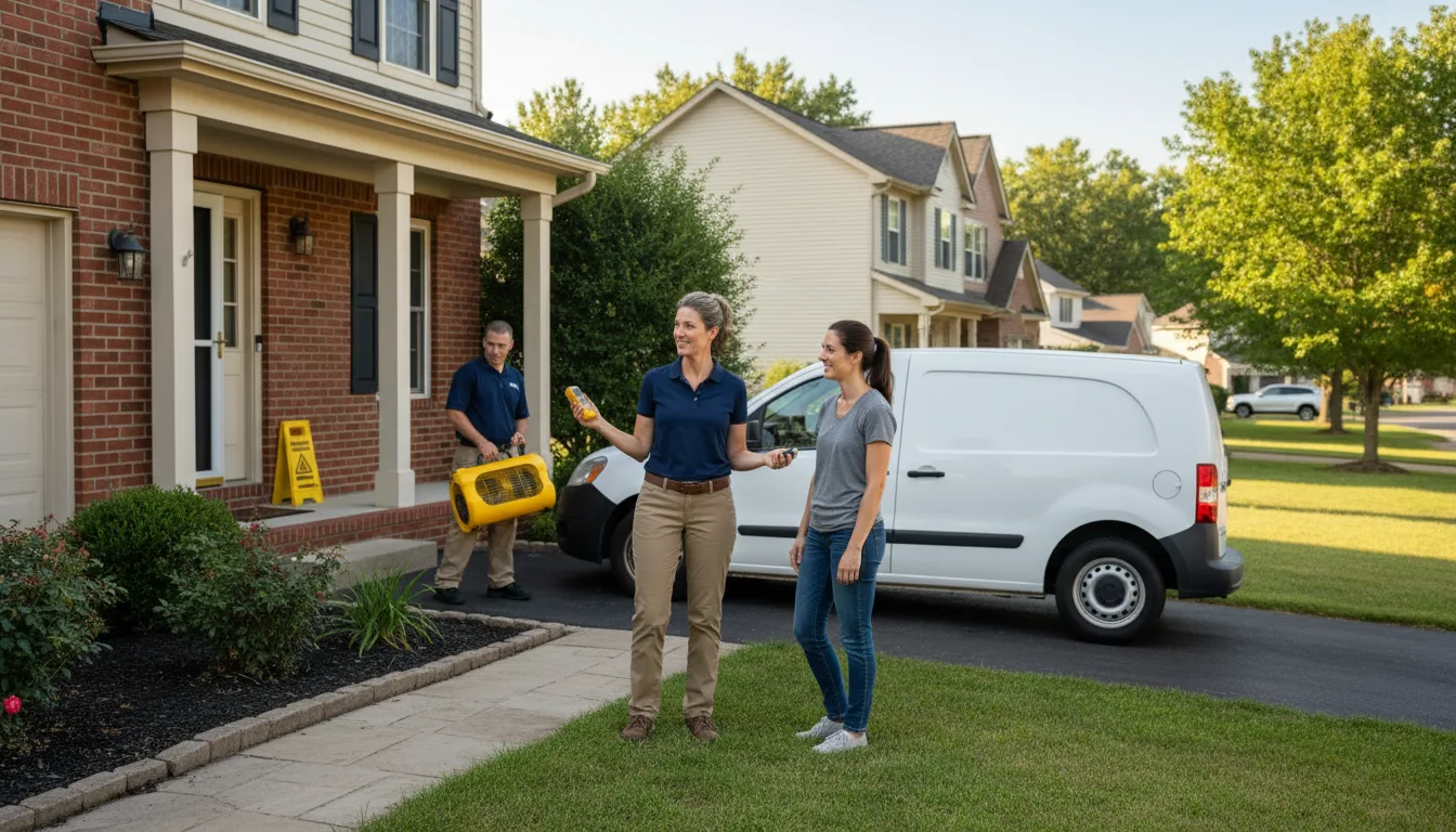 Water restoration image for Water Damage & Restoration Services in Hobart, OK